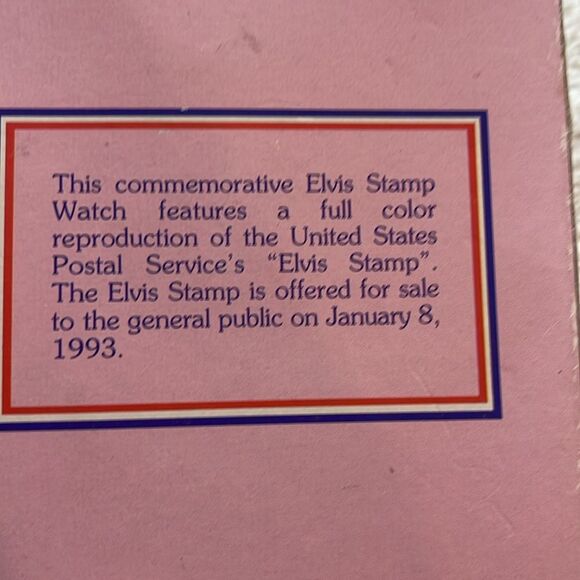 1992 Elvis commemorative watch - Picture 5 of 5